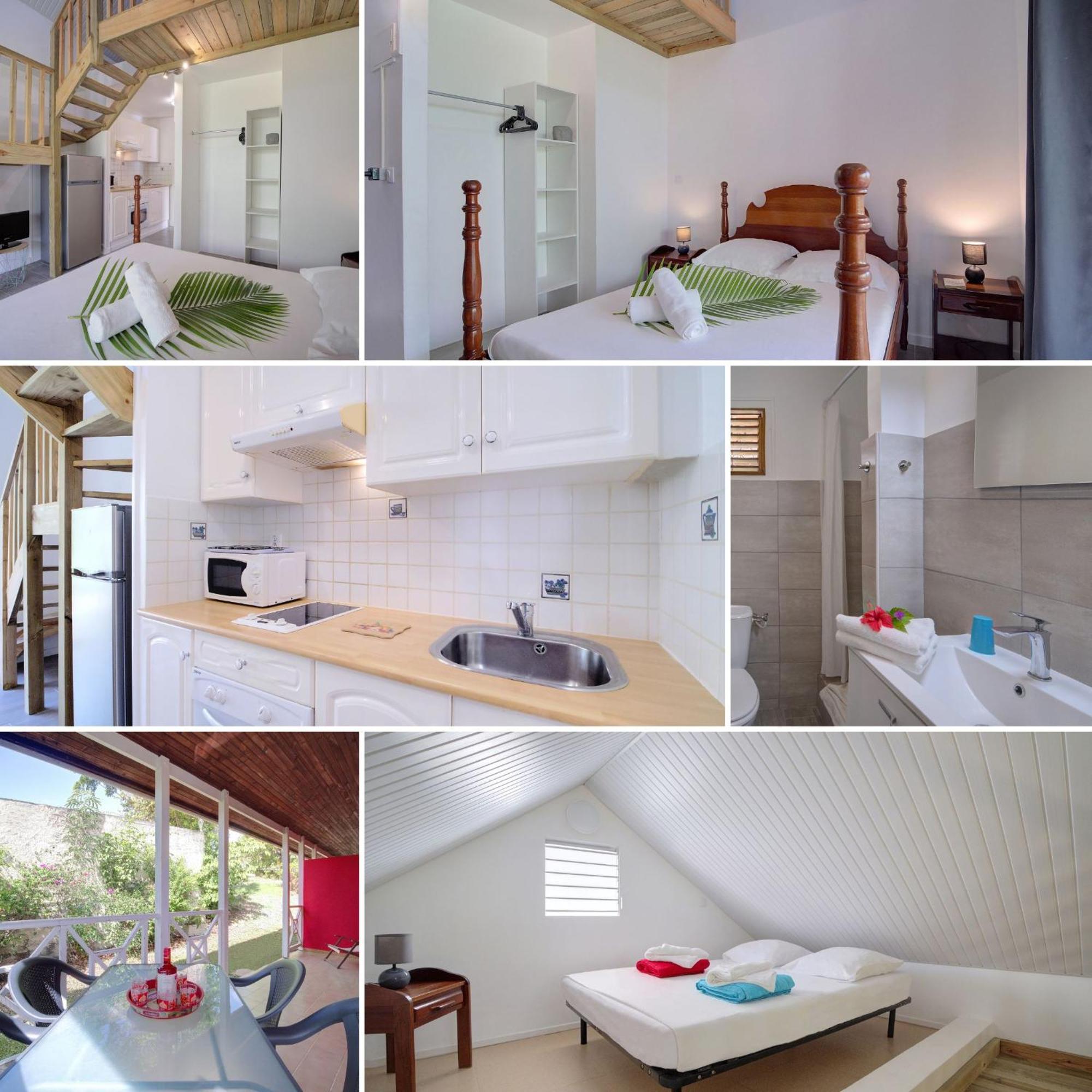 Résidence Ti'Kéol - Appartements avec terrasse 2 à 4 personnes, piscine Sainte-Anne Esterno foto